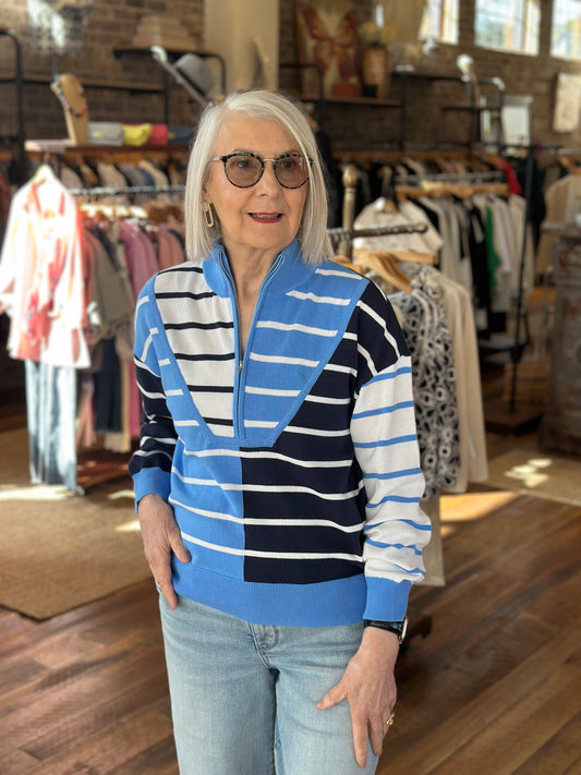 Coastal Stripe Pullover
