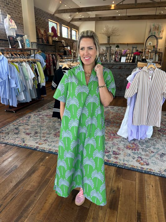 Georgia Palm Dress