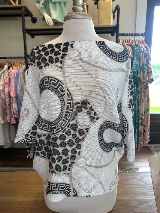 Printed Knit Top