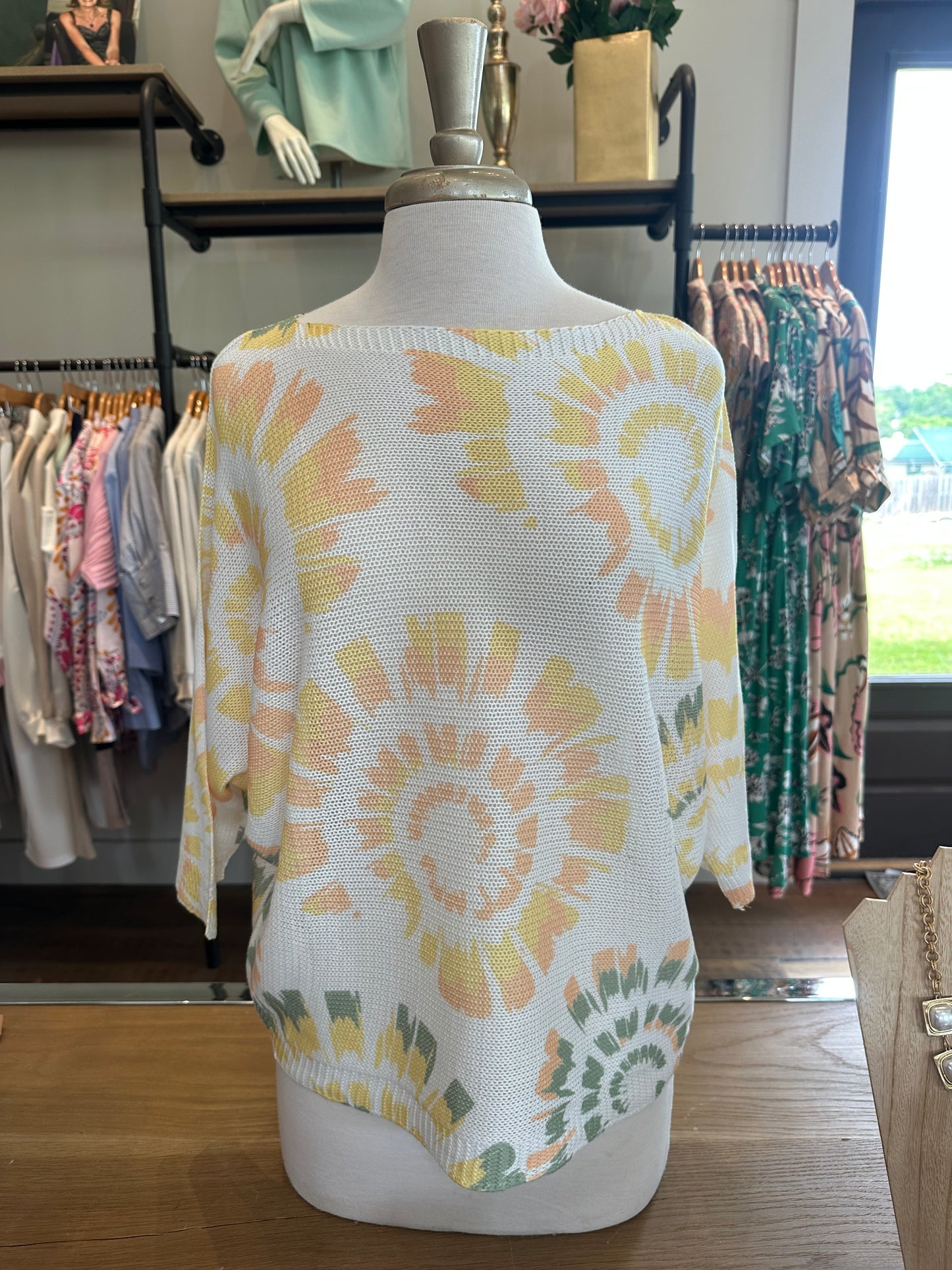 Printed Knit Top
