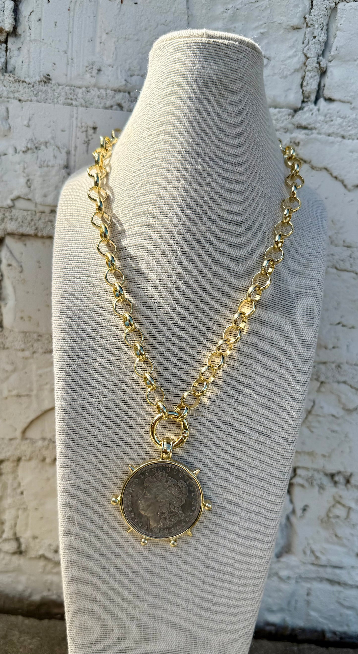 Coin Chunky Necklace