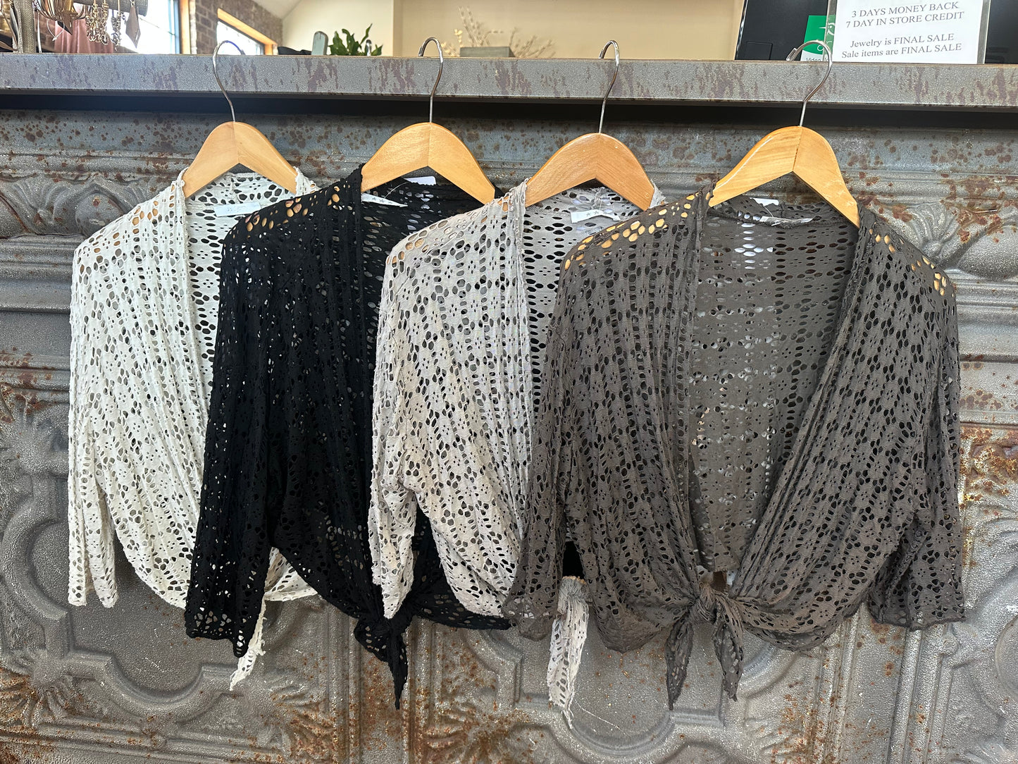 Open Weave Bolero