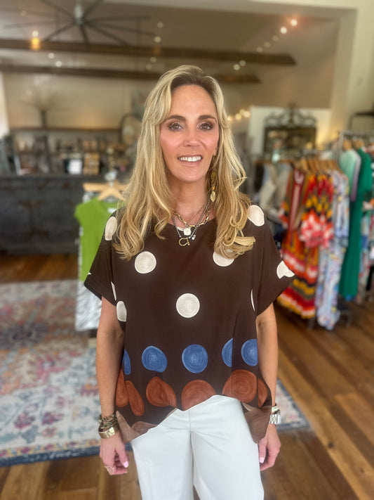 Lucy Polka Dot Blouse