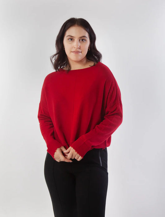 L/S Raw Edge