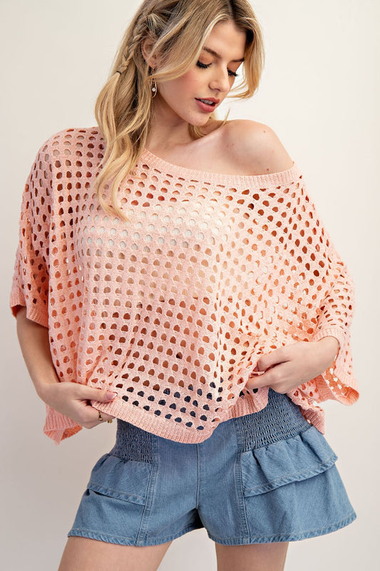 Holey Loose Fit Top