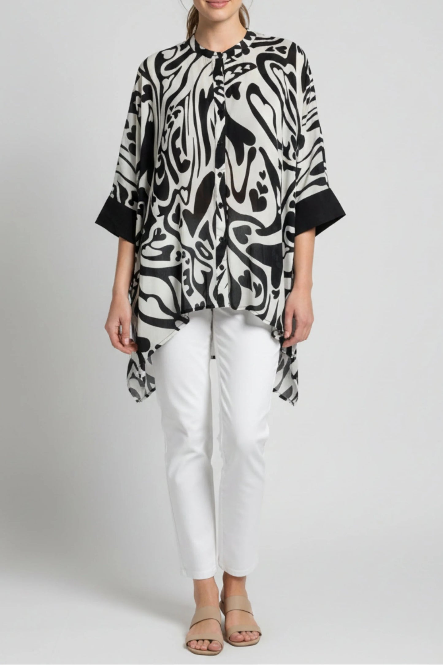 Front Button Kimono
