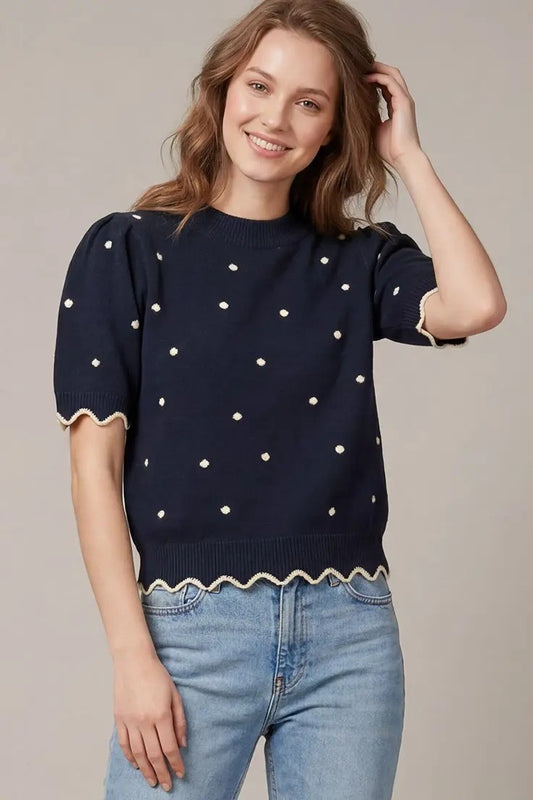 Polka Dot Sweater