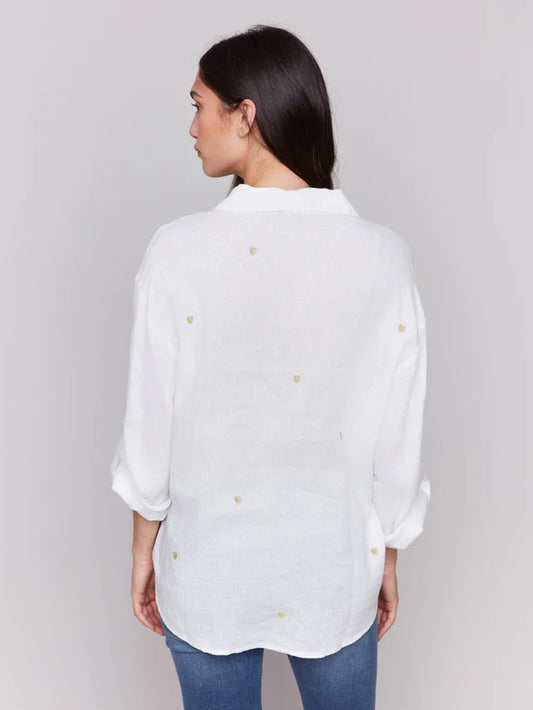 Linen Heart Blouse