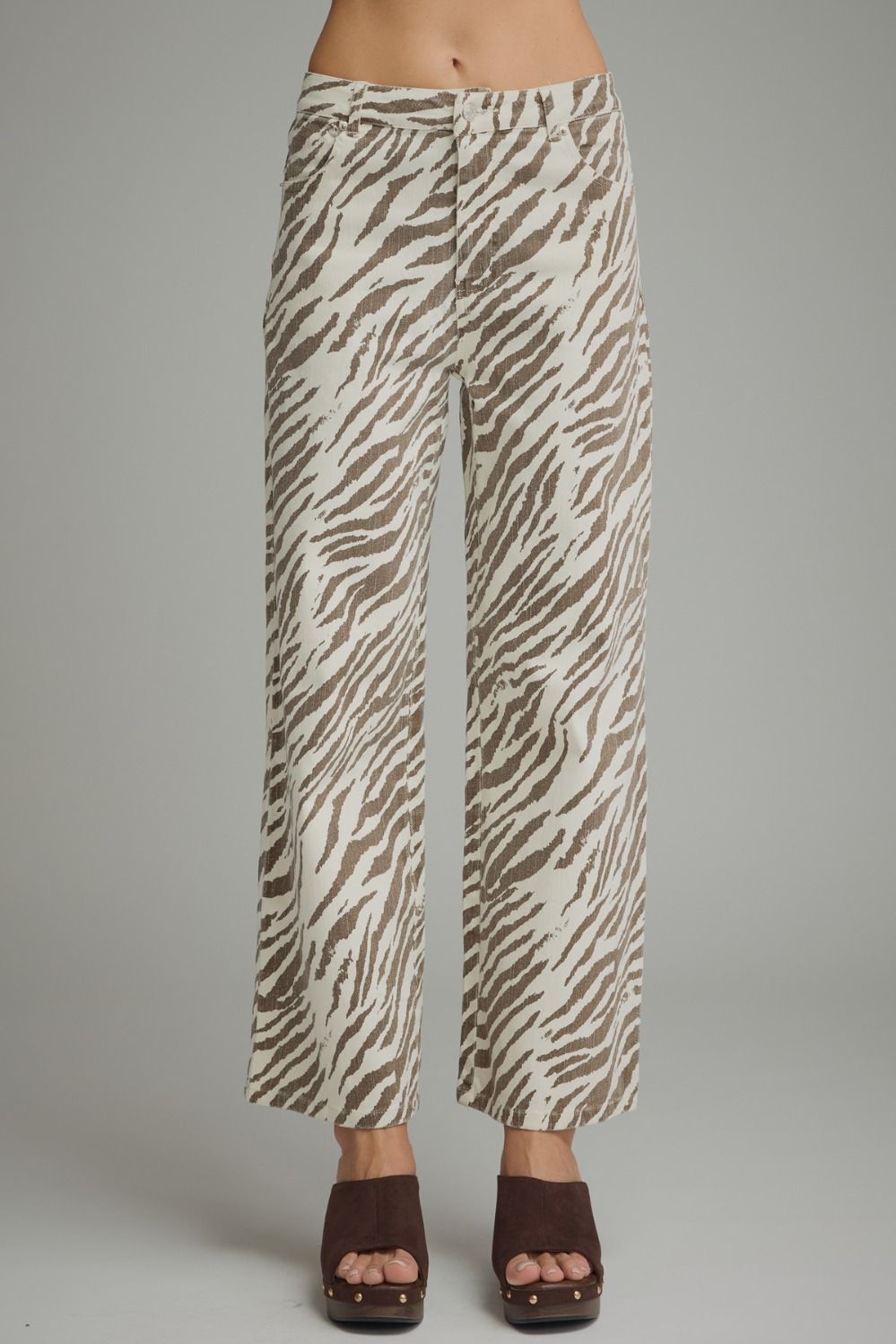 Zebra Wide Leg Pant