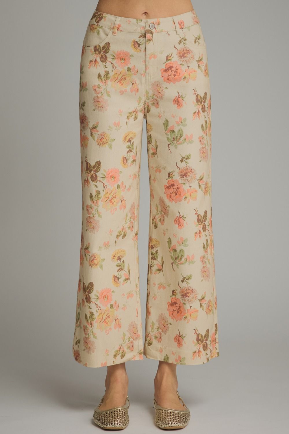 Floral Wide Leg Pant