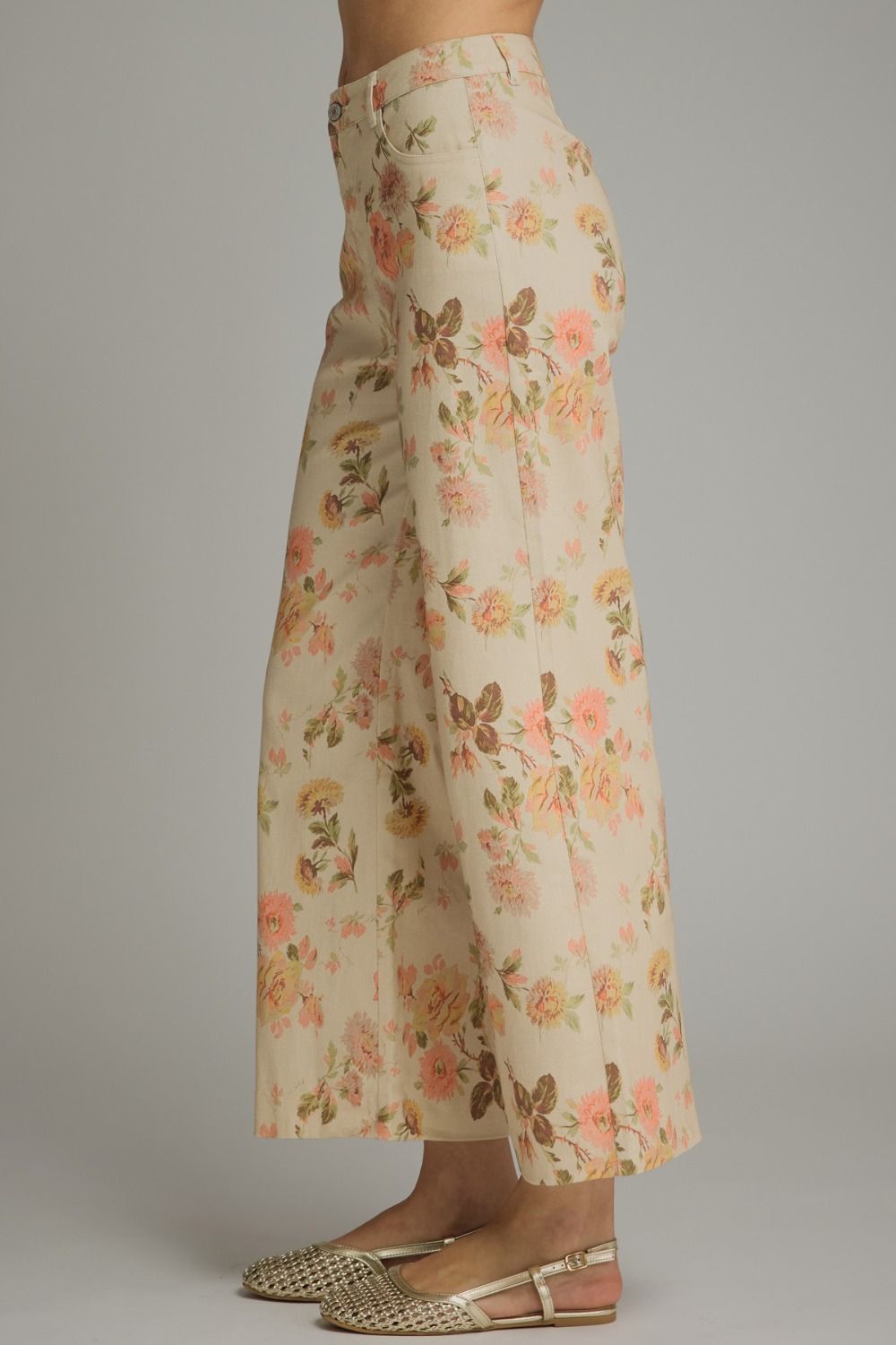 Floral Wide Leg Pant