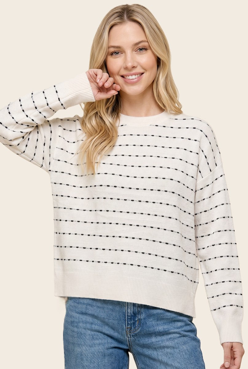 Dot Stripe Sweater
