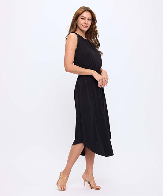 Slvless Gather Maxi
