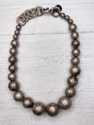Fish Hook Ball Necklace
