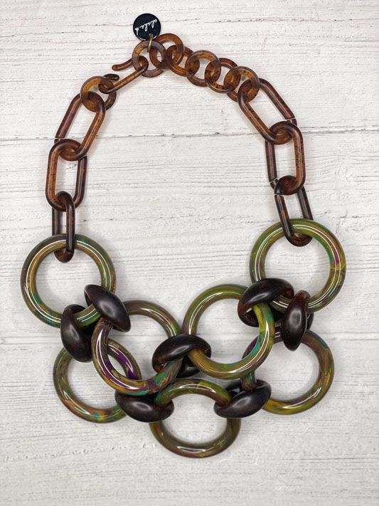Circle Link Layer Necklace