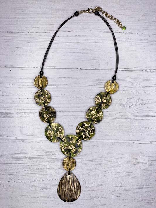 Camo Coin w/ Teardrop Neck