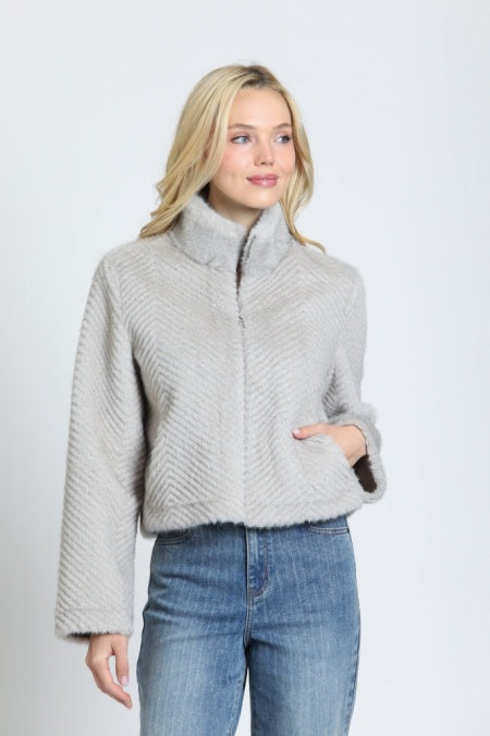 Zig Zag Zip Up