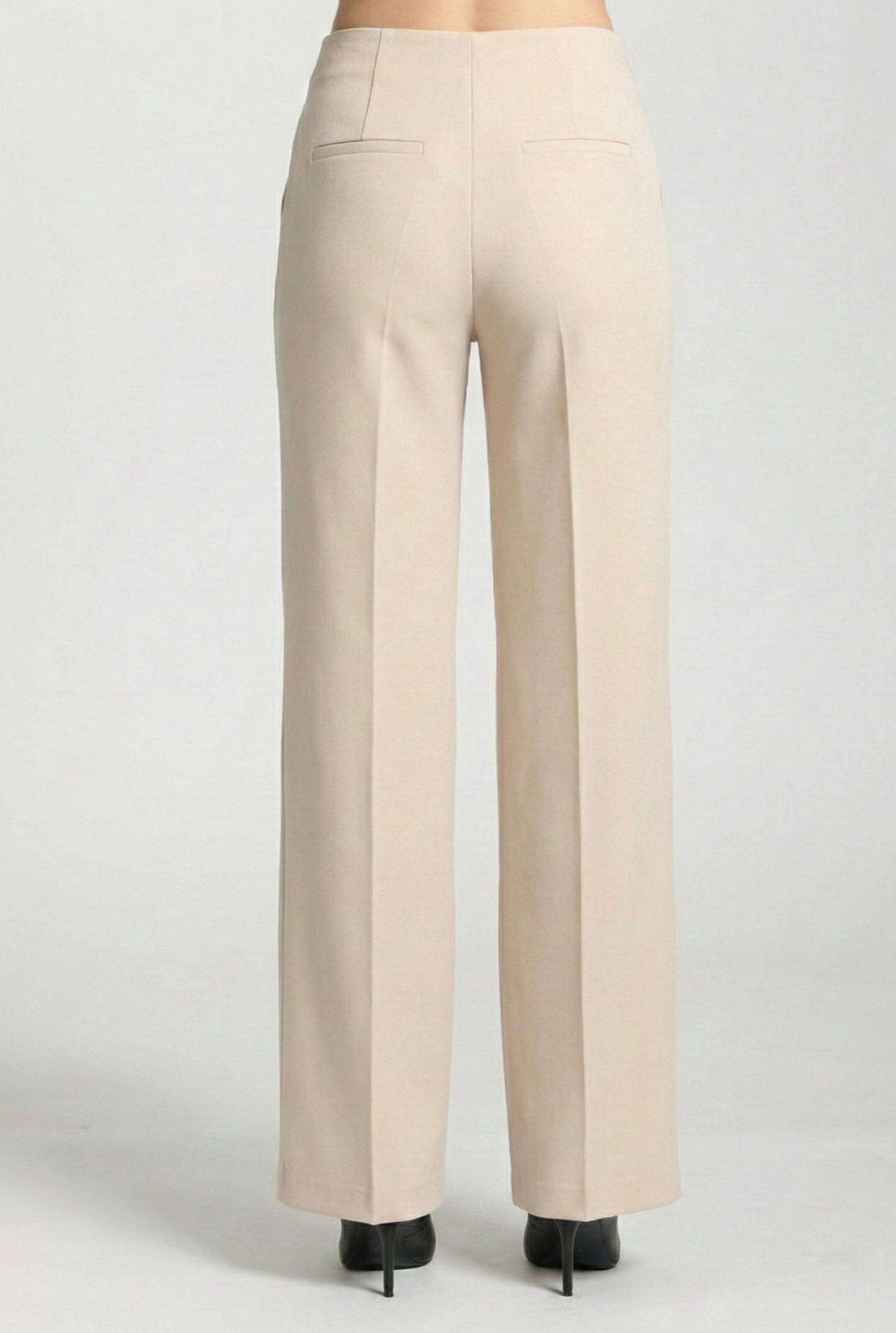 Pin Tucked Zip Pant