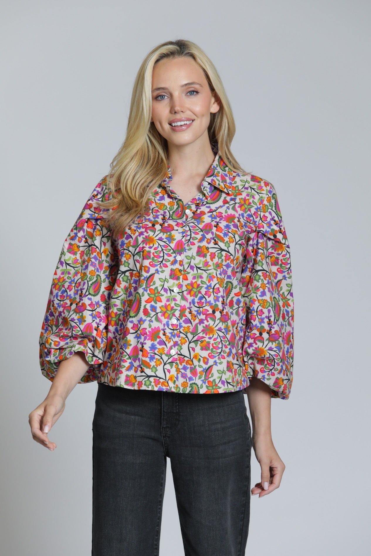 Blouson Button Shirt