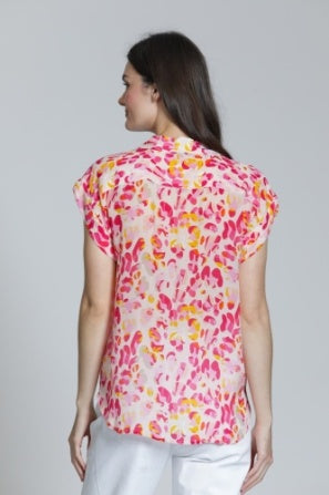 Pullover wrap blouse