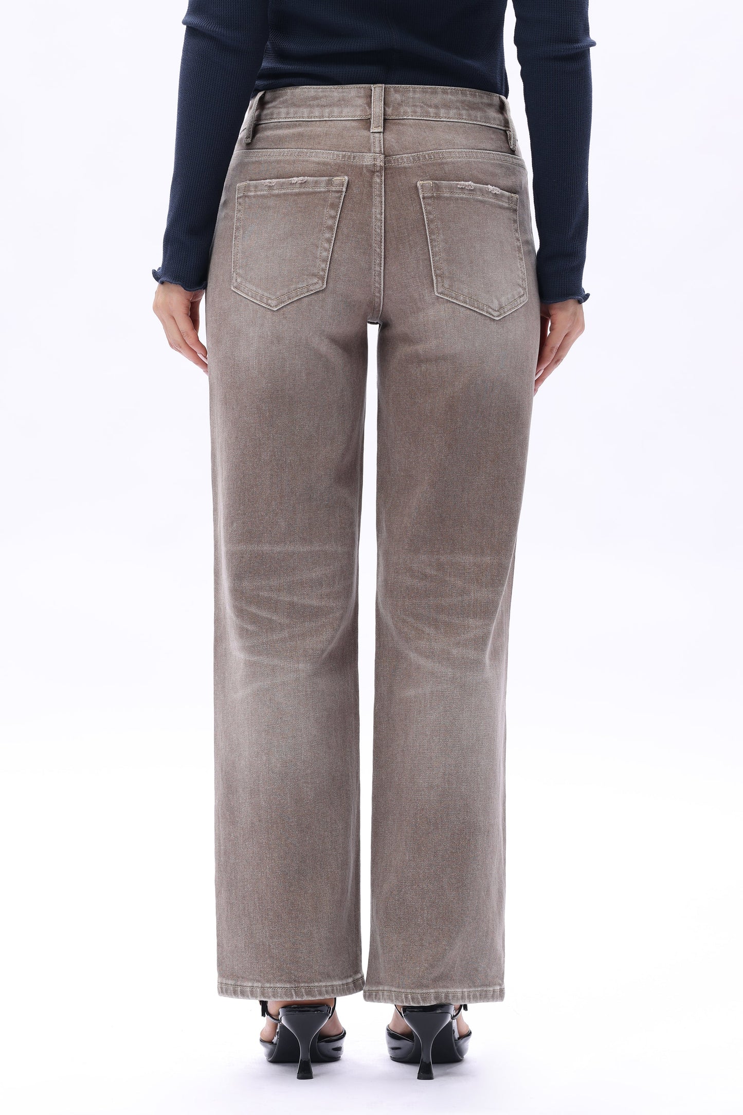 Tobacco Straight leg Jean