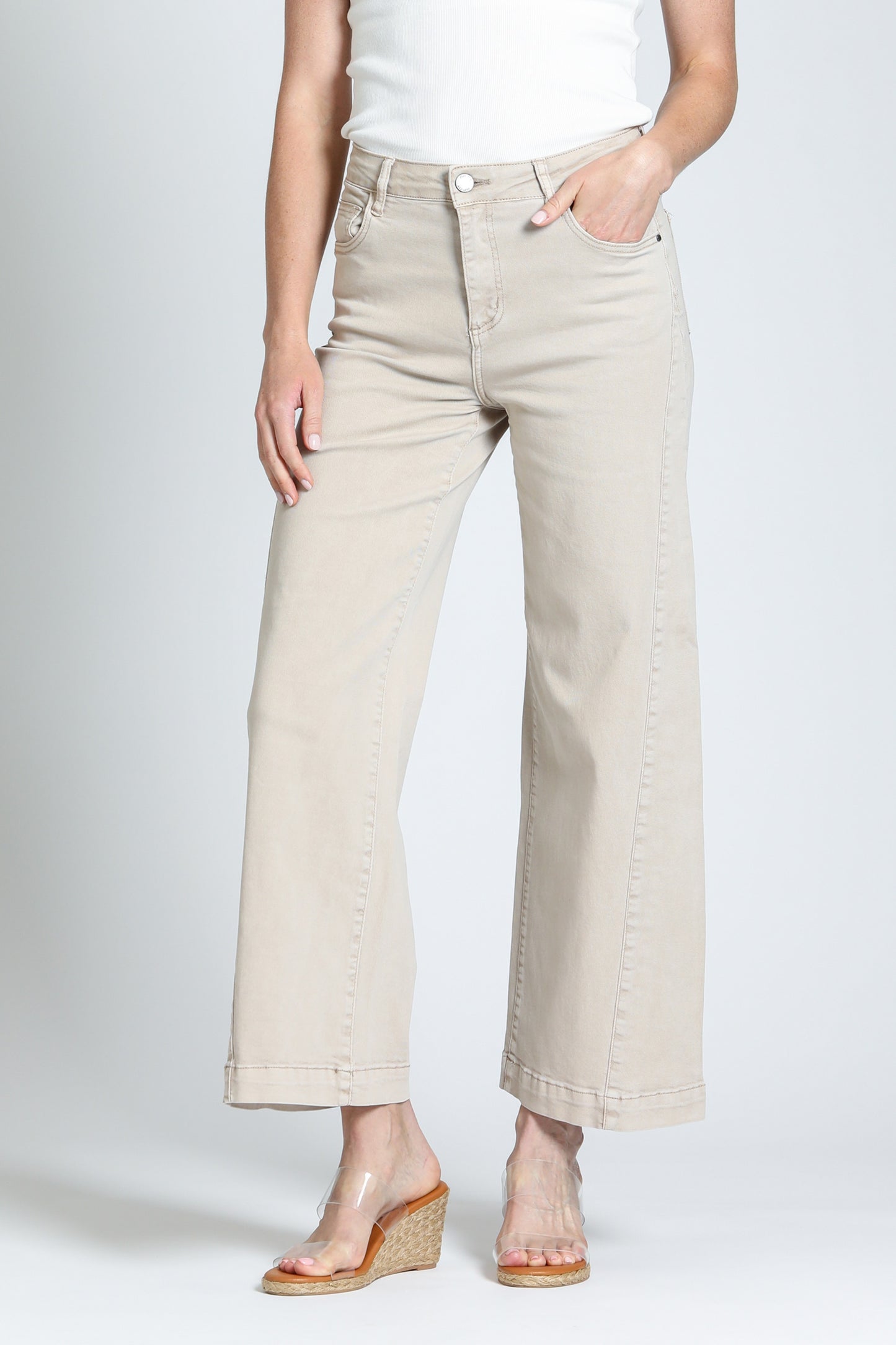 Godet Wide Leg