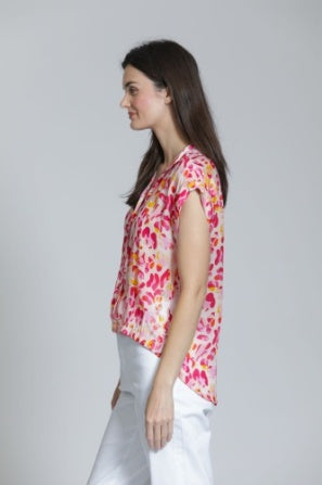 Pullover wrap blouse