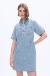 Denim Shirt Dress