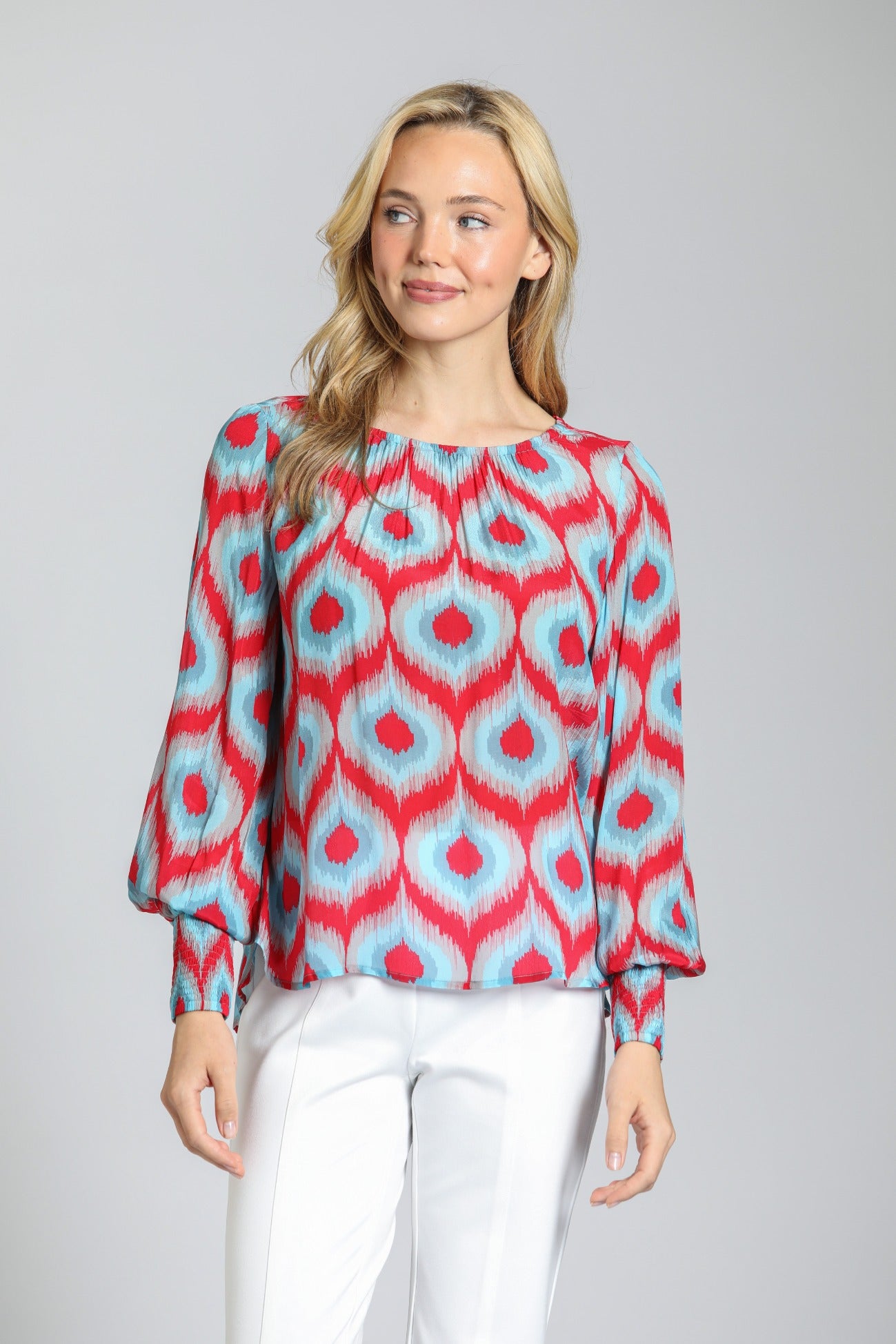 Smocked Cuff Top