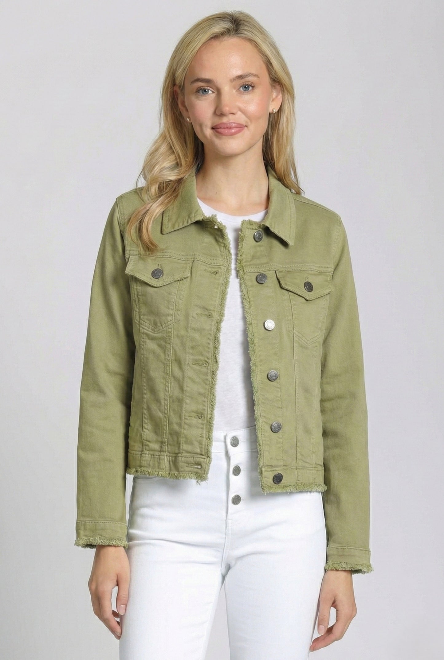 Fray Jean Jacket