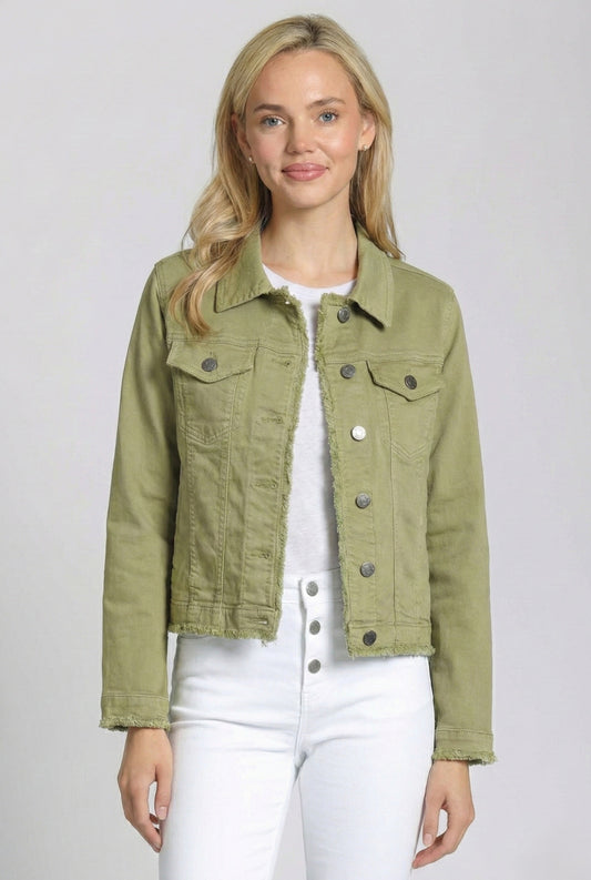 Fray Jean Jacket