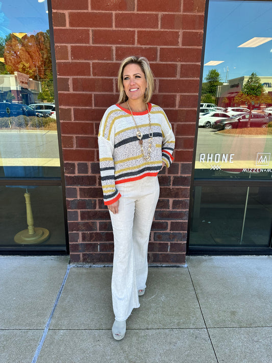 Stripe Pullover Sweater