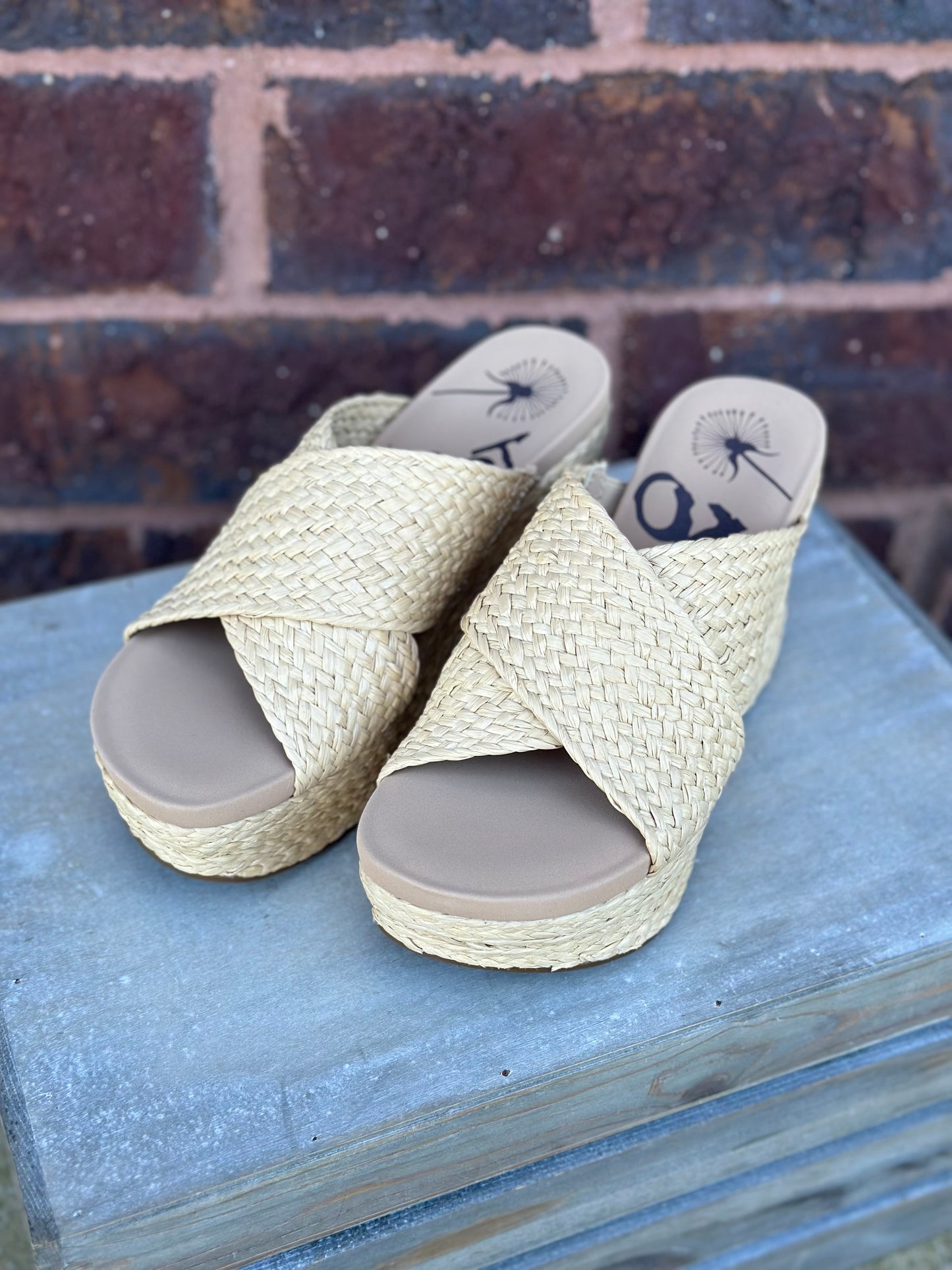 Tupelo Straw Natural Wedges