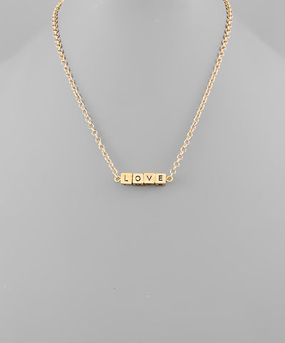 Word Cube Necklace